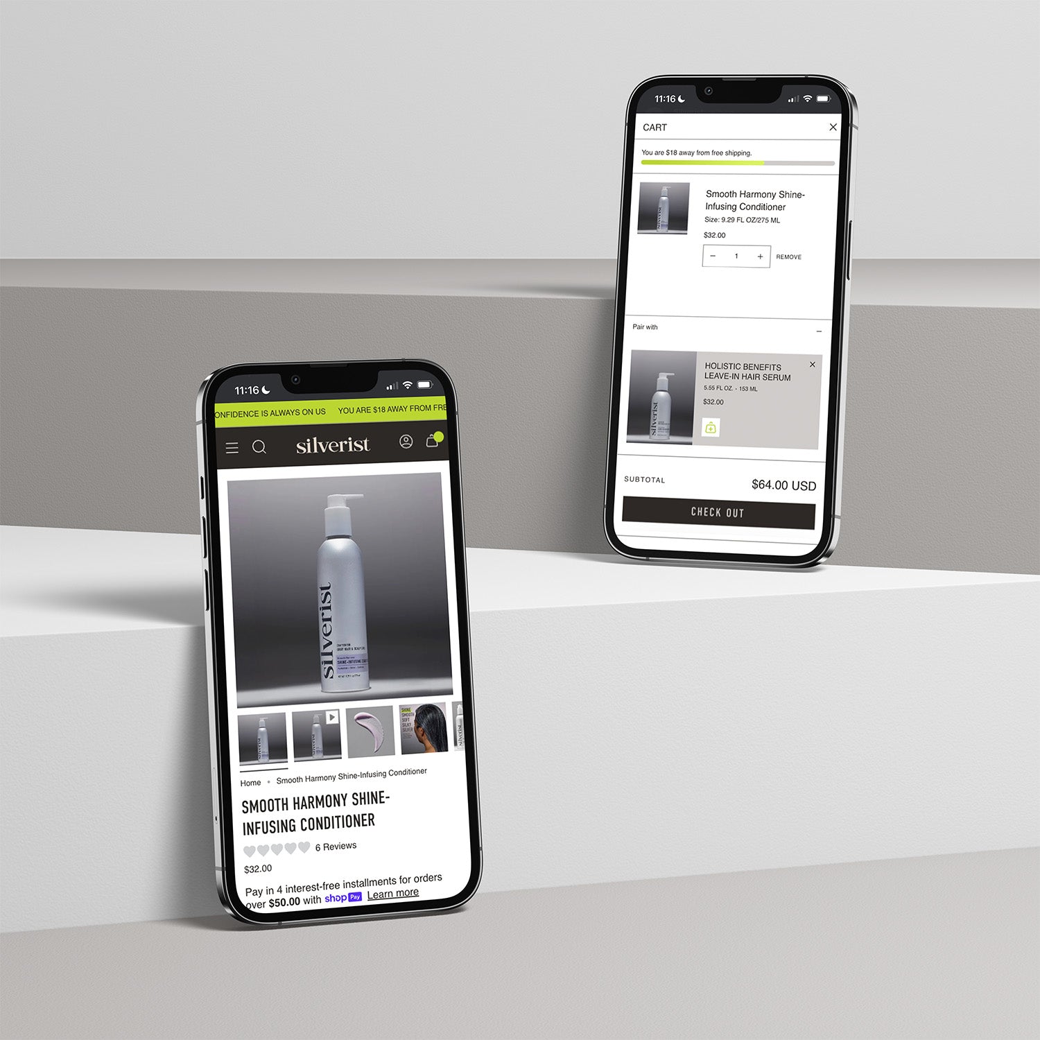 Silverist Product Details Page